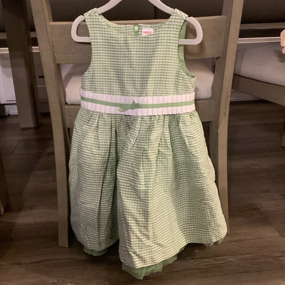 Gymboree Green Babydoll Dress